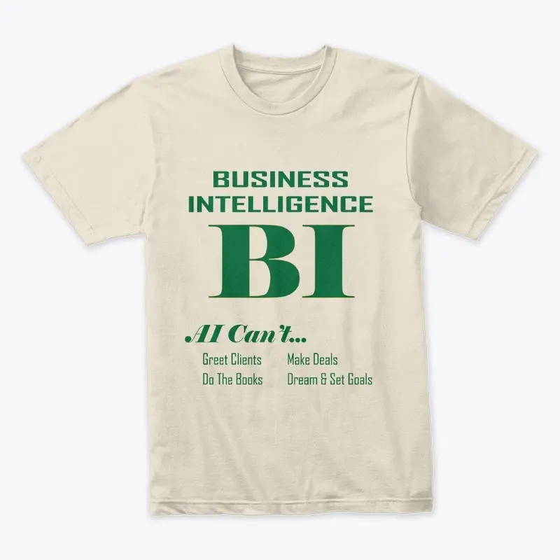 BI Business Intelligence - Not AI