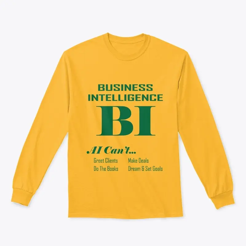 BI Business Intelligence - Not AI